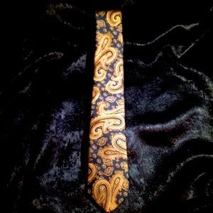 Vintage Mens Paisley Silk Tie